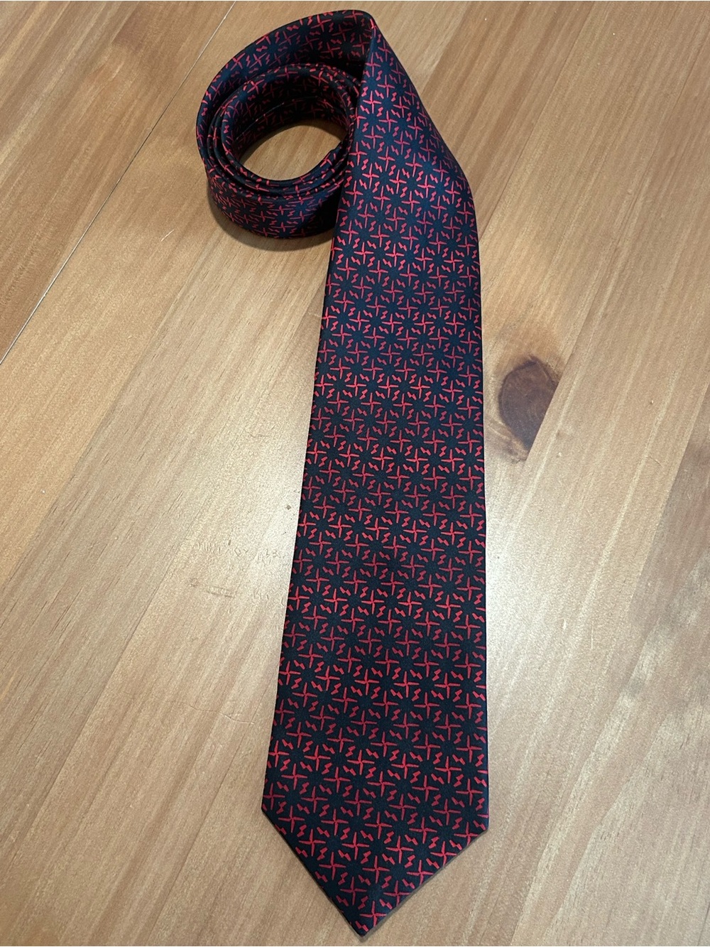 Vintage 2000s Carlos by Carlos Santana 100% Silk Live Your Light Tie